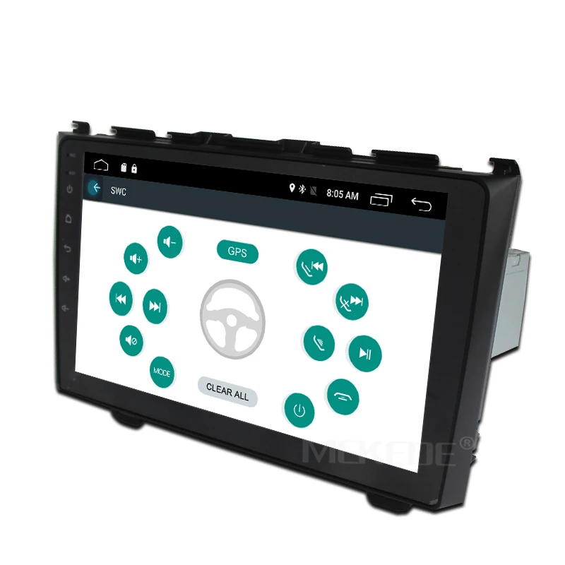 Excellent MEKEDE free shipping 2GRAM 1 Din Android 7.1 GPS Car Radio 9inch for Honda/CRV  CR-V 2007-2011 Radio Car Stereo 4G LTE RDS 10
