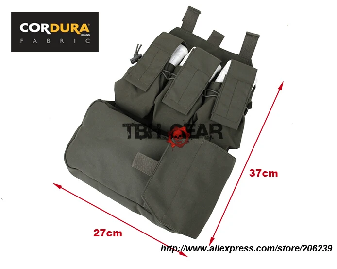 TMC MOLLE Assault System Assault Back Panel 500D Cordura RG Ammo Pouch Free shipping SKU12050477