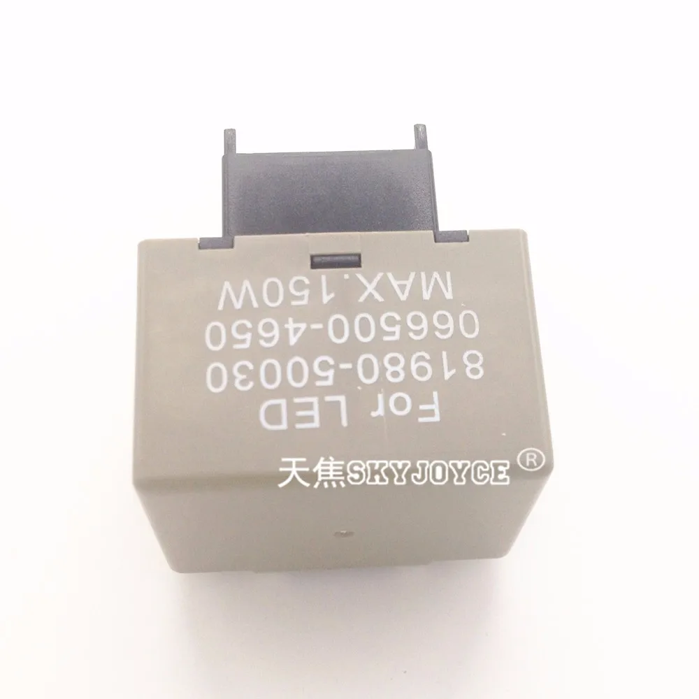 OEM 81980-50030 066500-4650 led flasher relay module controller toyota corolla avensis turn signals Electronic Flasher led 8-Pin (2)