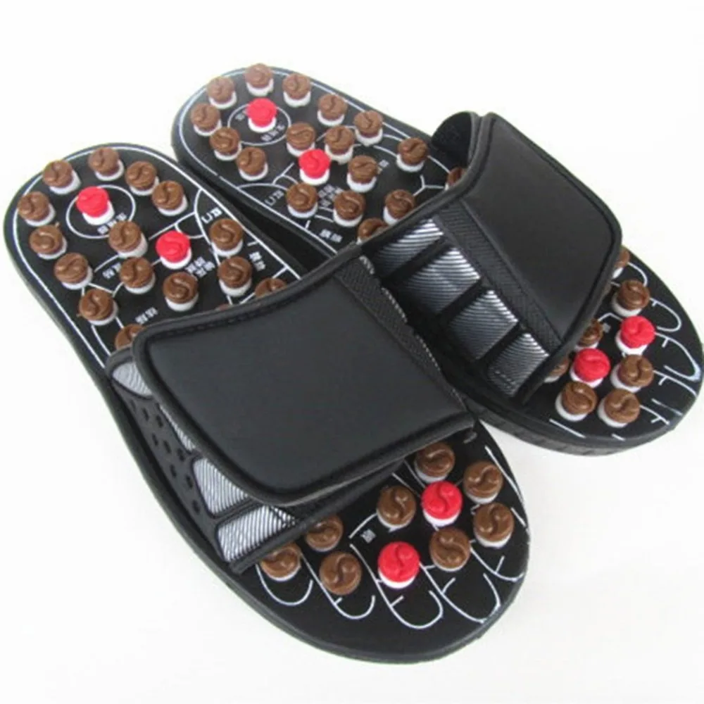 

New Massage Shoe Sandal Reflex Massage Slippers Acupuncture Foot Healthy Massager Shoe Rotating gossip Dot prickly