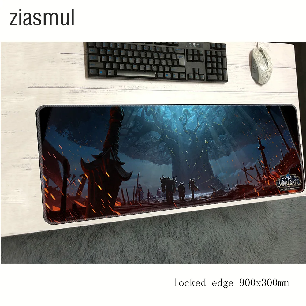 Игровой коврик для мыши Illidan с HD печатью 900x300x2 мм нетбука игровой большой
