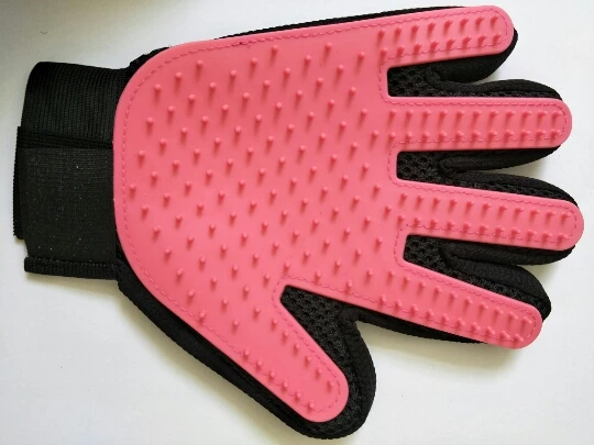 Pet Grooming Glove Cat Hair Removal Mitts De-Shedding Brush Combs For Cat Dog Horse Massage Combs Pet Supplies Accessoies