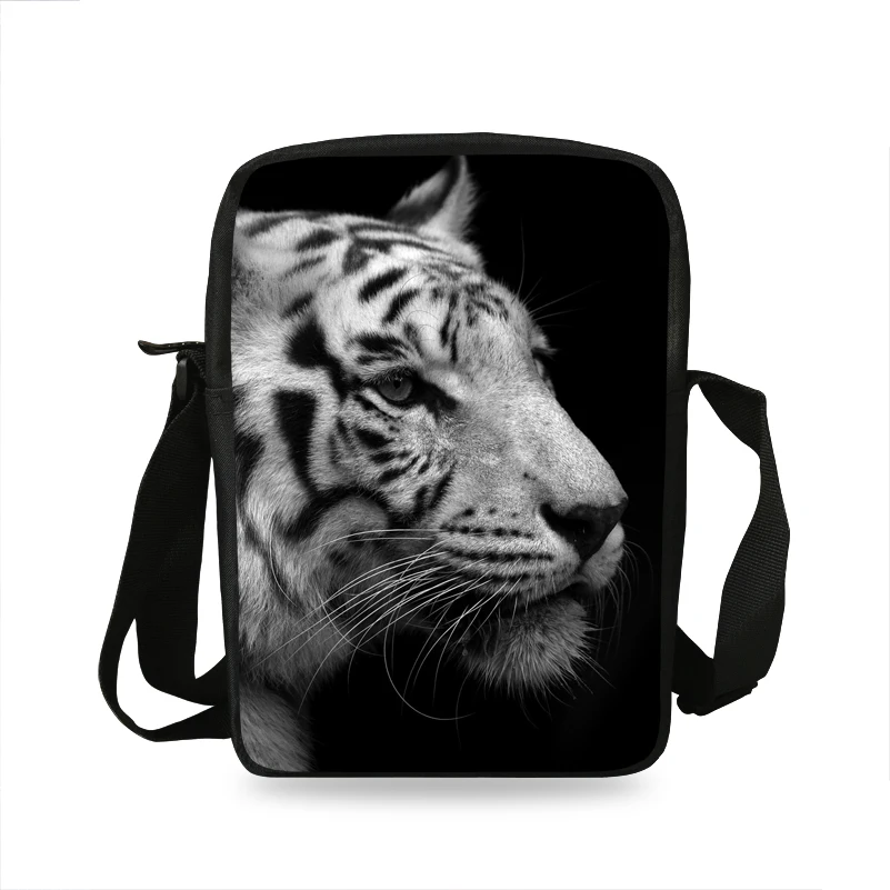 Fashion Boys Bag Cool Kids Animal Sling Messenger Bags Children Tiger Shoulder Bags For Baby ...