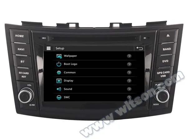 Top WITSON CAR DVD GPS For SUZUKI SWIFT 2011-2012 with Capctive Screen 1080P DSP WiFi/3G/DVR(optional) Good Price 3