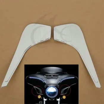 

ABS Chrome Glove Box Accents Trims For Honda GL1800 GL1800P GL1800A Gold Wing Premium Audio 2001-2010