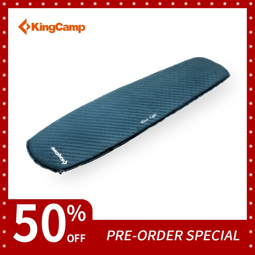 KingCamp Camping Mat Portable Ultralight Waterproof Folding Sleeping Pad Automatic Air Mattress for Camping Trekking Outdoor цена KingCamp Camping Mat Portable Ultralight Waterproof Folding Sleeping Pad Automatic Air Mattress for Camping Trekking Outdoor цены онлайн