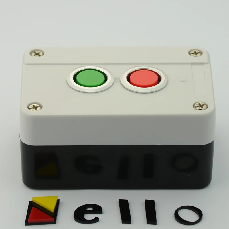

[SA]Paperback button box 16mm 2 hole button box button switch paperback genuine and spring beauty--5pcs/lot