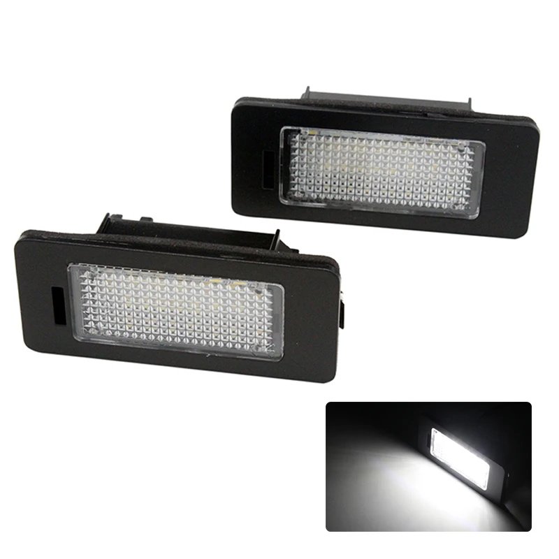 2 шт./компл. HAUSNN 24SMD Canbus Белый светодиодный номерной знак для Volkswagen VW Passat B6 5D Varant 06 ~