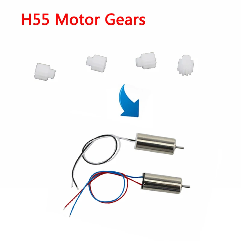 INKPOT Newest Original Rc Drone 8pcs/lot Motor Gear For JJRC H55 Parts