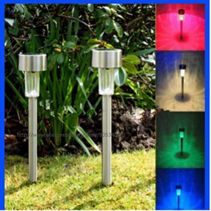 Popular Outdoor Color Lights-Buy Cheap Outdoor Color Lights Lots Outdoor Solar Power lawn lamps Waterproof Color Changing Multicolor LED Spot Light Garden Path Stainles Steel - Popular Outdoor Color Lights-Buy Cheap Outdoor Color Lights Lots