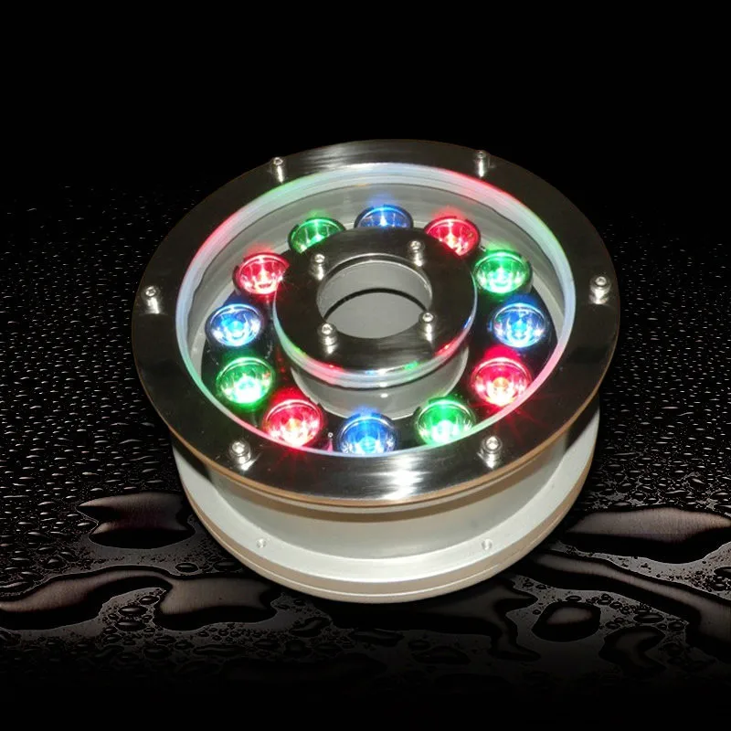 

DC12V Underwater LED pool light piscina 6w 12w 18w RGB white light IP68 LED Swimming Pool aquarium fountain lamp