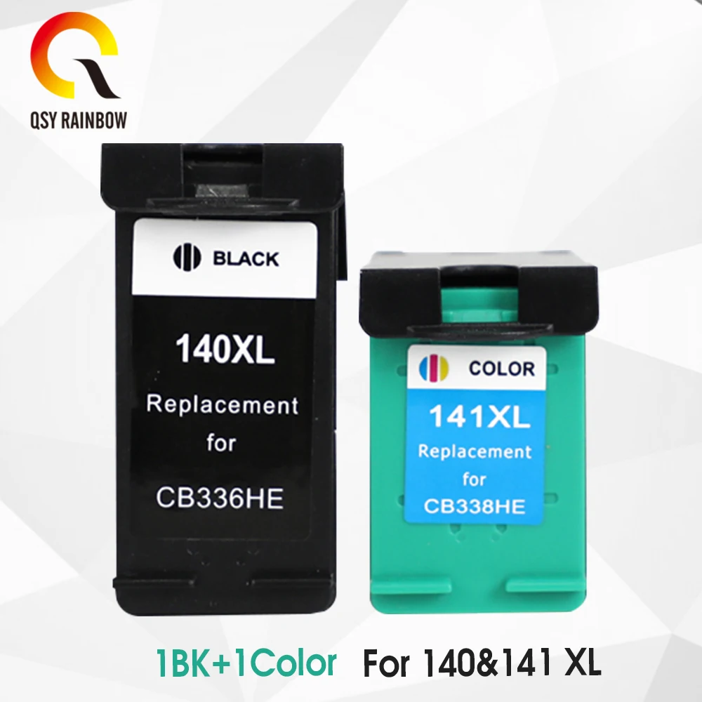 QSYRAINBOW чернильный картридж для HP 140 + 141 XL Тип DeskJet 5363 D4263 OfficeJet 6413 J5783 AIO все в одном J6413