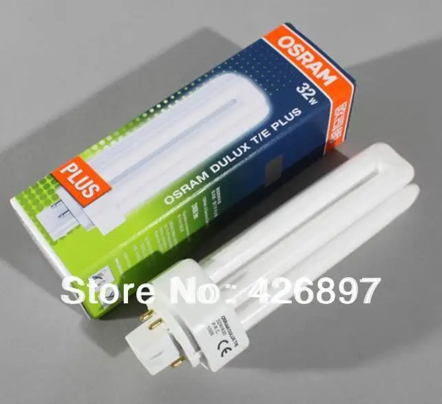 OSRAM DULUX T/E PLUS 32W компактная флуоресцентная лампа, LUMILUX T/E 32 W/830 теплый белый, 32 W/840 холодный белый, 4 контакта 3U лампа