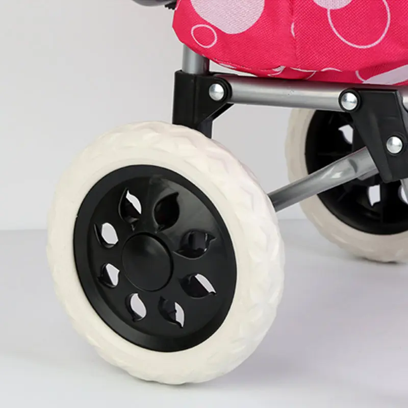 Shopping Cart Wheels 1 Pair for Shopping Cart and Trolley Dolly