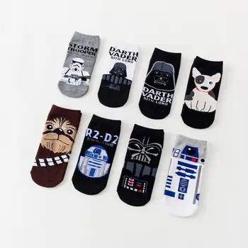 

1pair Star Wars socks High Quality New Arrival Patterns Cotton Casual Socks Men's Meias Party Novelty Funny Party sock