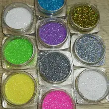 10 цветов/Набор Блестящий Порошок Блестящий яркий глиттер Пигмент Макияж Набор для украшения ногтей и другие аксессуары для DIY
