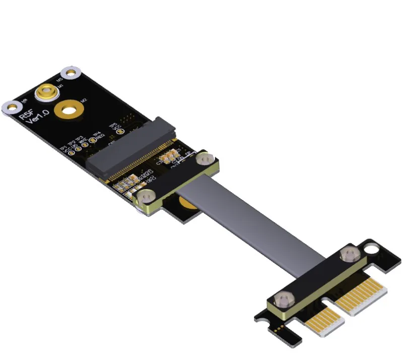 Удлинитель WiFi Для PCIe x1 M.2 A.E. key адаптер Riser Gen3.0 беспроводная сетевая карта