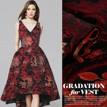 На заказ 145 см Широкий трехмерный жаккардовый модный Подиум платье осень и зима старшее пальто ветровка костюм ткань 350 г/