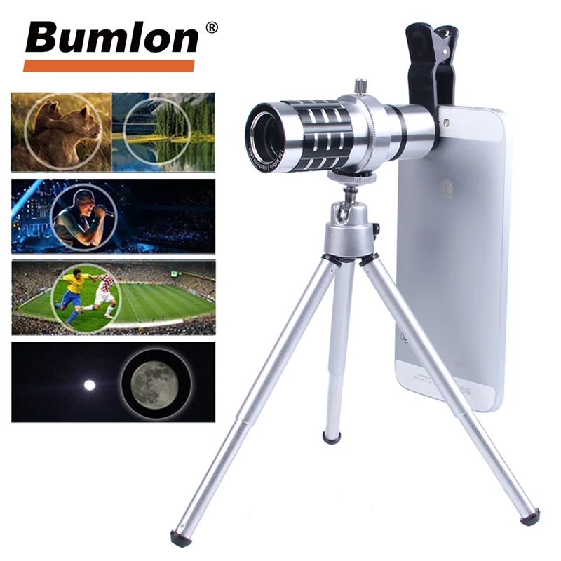 12X Telescope Mobile Phone Universal Camera Lens Phone