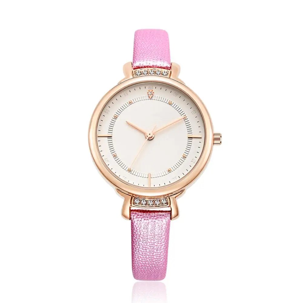 

Fashion brand women brand watches quartz casual leather strap wristwatches lady cocks