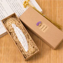 1 шт Закладка классический китайский ветер Металл латунь творческая Закладка-перо Античная простота подарок на год для мужчин и женщин