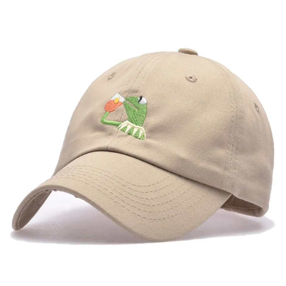 Belababy 2018 I FEEL LIKE LEBRON Kermit Embroidery Dad Snapback Baseball Cap Meme Frog Visor Hat Gorras Casquette Cotton CAP