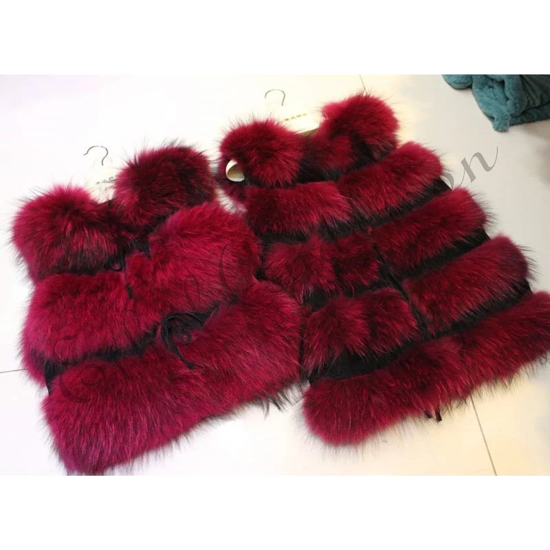 Retail/wholesale Lady Raccoon Real Fur Gilet Real Fur Vest Women Genuine Leather winter girl's warm outerwear Fur Vest coat Retail/wholesale Lady Raccoon Real Fur Gilet Real Fur Vest Women Genuine Leather winter girl's warm outerwear Fur Vest coat