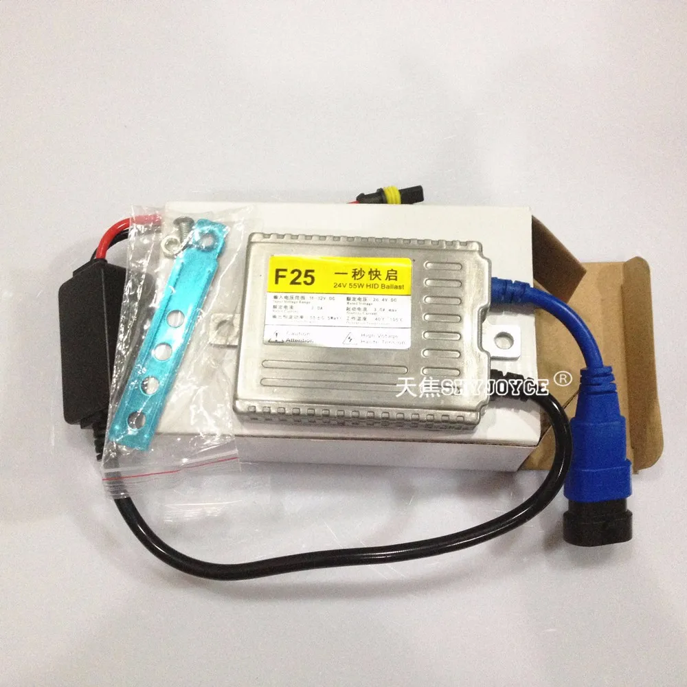 10X DHL hid 24V ballast Headlight HinoTruck boat h7 24v h3 hid xenon ballast h11 55W for hid kit xenon 24v daf fh truck h1 6000k (1)