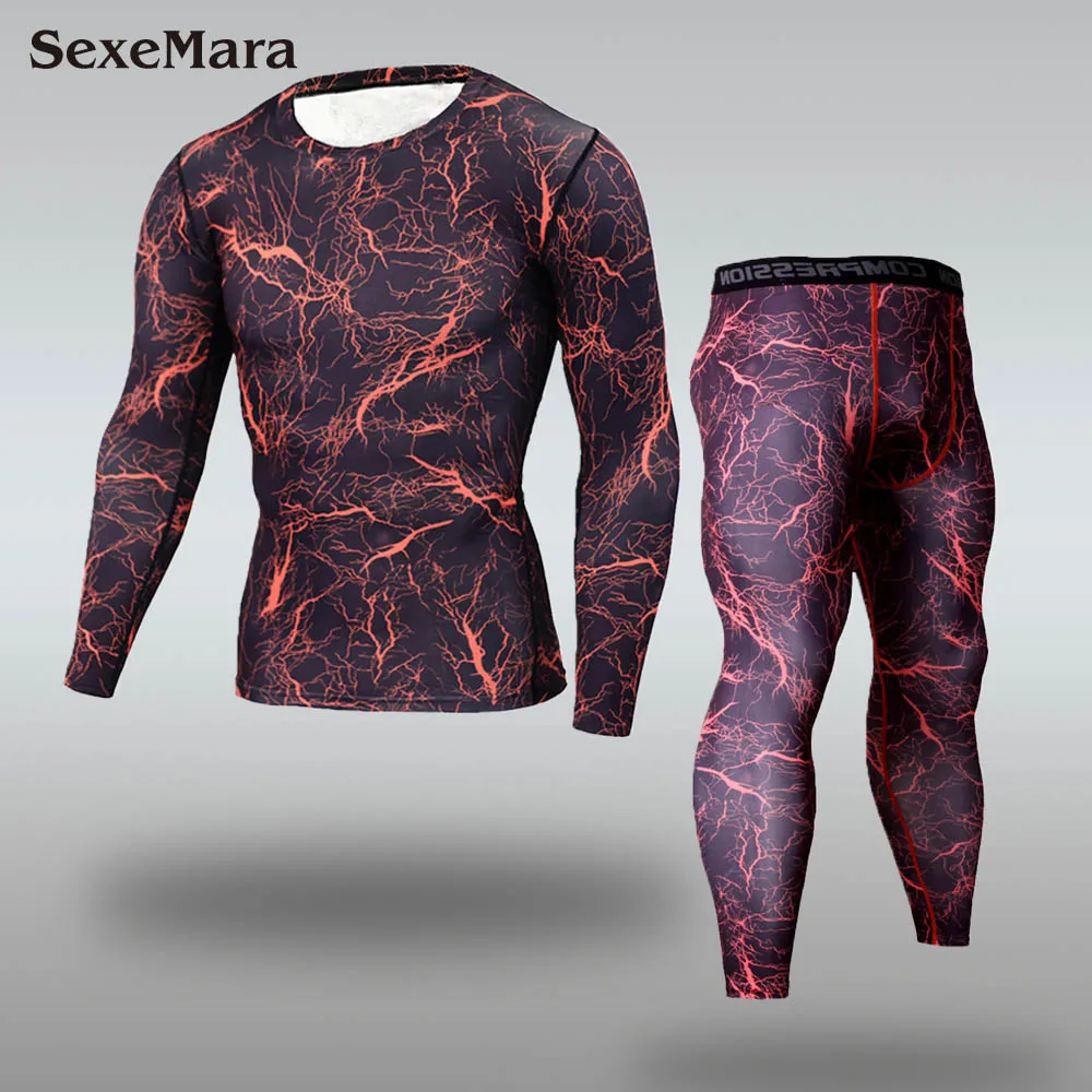 2018 SexeMara мужские уличные спортивные колготки для бега камуфляж бодибилдинга
