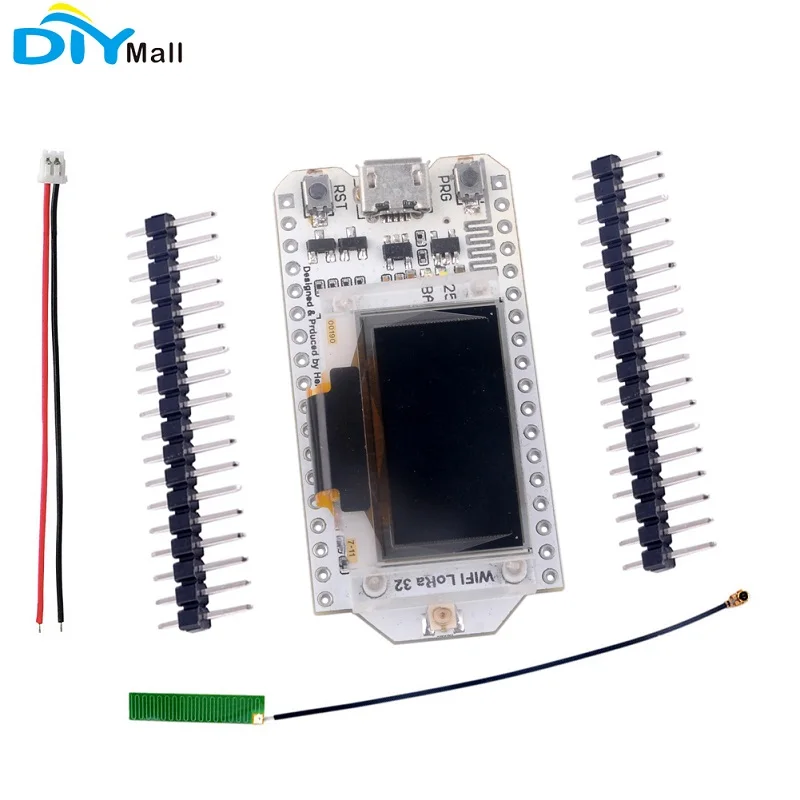 433 МГц 0,96 OLED ESP32 макетная плата LoRa модуль приемопередатчик Wi-Fi IOT SX1278 антенна 1,25 мм JST разъем - Комплект: LoRa JST Antenna-2