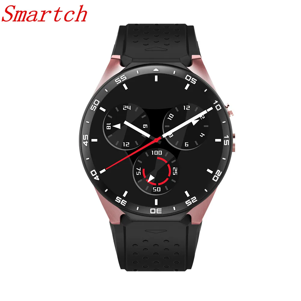

Smartch KW88 Smart Watch 1.39 Inch MTK6580 Quad Core 1.3GHZ Android 5.1 3G Smart Watch 400mAh 2.0 Mega Pixel Heart Rate Monito