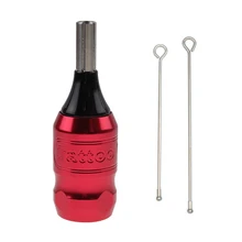 Один Красный Регулируемый Картридж трубка рукоятки машинки для татуировок для картриджа иглы Советы питания TCG01-RD