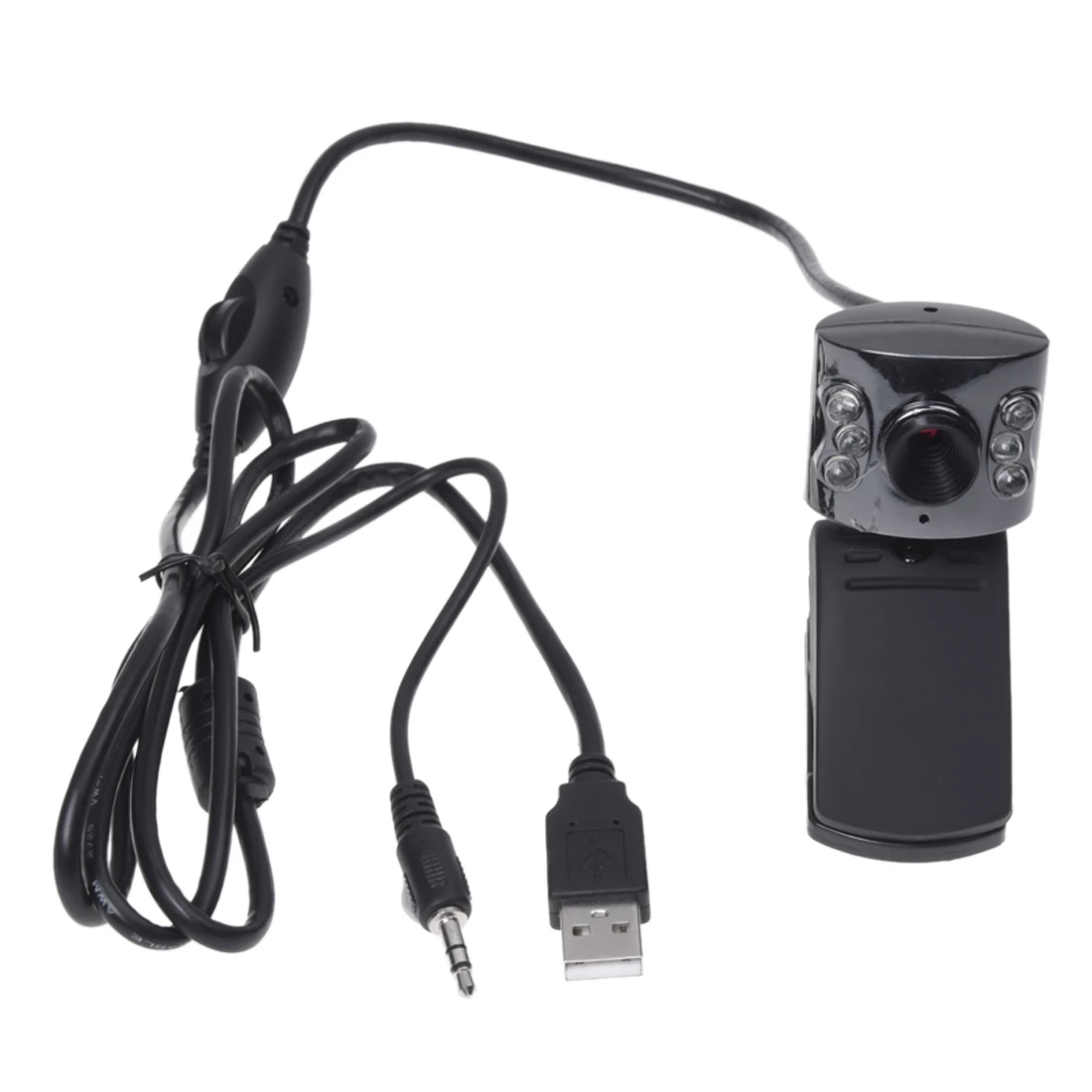 USB веб-камера Веб-камера+ 8,0 MPX микрофон Портативный ПК - Цвет: Черный