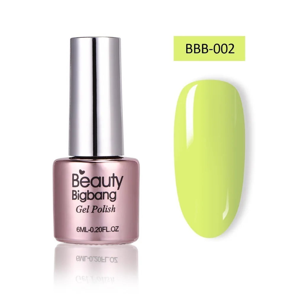 Beautybigbang фосфоресцирующий Vernis Ongle светящийся в темноте лак флуоресцентный Неон лак для ногтей зеленый цвет дизайн ногтей поли Гель-лак - Цвет: 2A