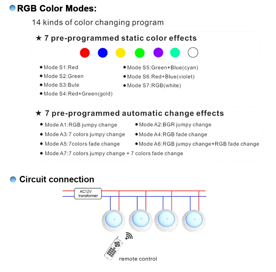 Holew подводный светильник s цветная(RGB) PAR56 смолы Беспроводная связь светодиодный 2-провода 12V светодиодный плавательный бассейн светильник IP68 Водонепроницаемый настенная лампа piscina