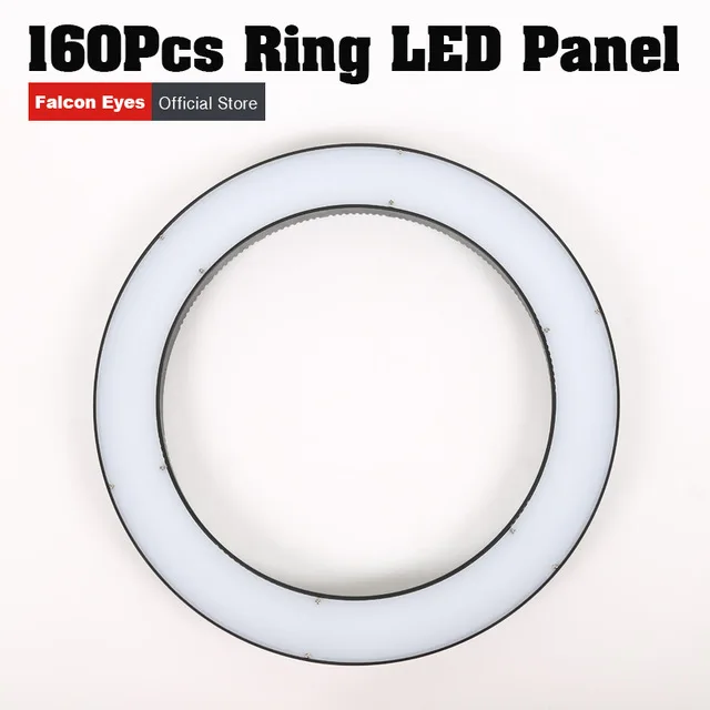 

Falcon Eyes 32W 160 Ring LED Panel Lighting 3000-5600K Dimmable Photo Video Studio Photography Continuous Light DVR-160TVC CD50