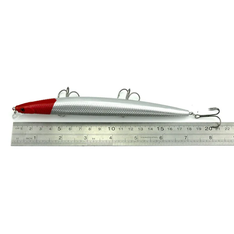 1PC Minnow Fishing Lure Plastic Hard Bait Pesca Fishing Tackle Artificial Bait Lures Fishing Acessorios pescaria isca #5S14 (8)