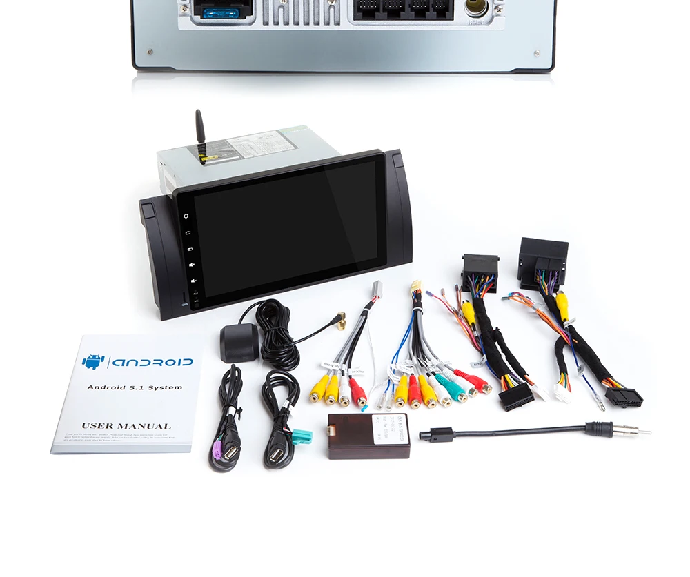 Top 9" Android 9.0 Quad Core GPS Naviagton DAB+ DVR Canbus 4G Wifi TPMS 1 Din CAR DVD Player For BMW 5 Series E39 E53 X5 M5 FM 17