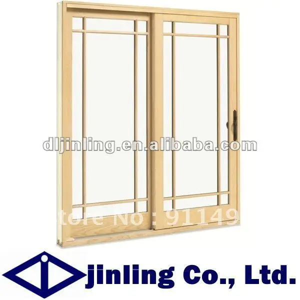 Solid Teak Wood Doors Wood Frame Sliding Glass Doors