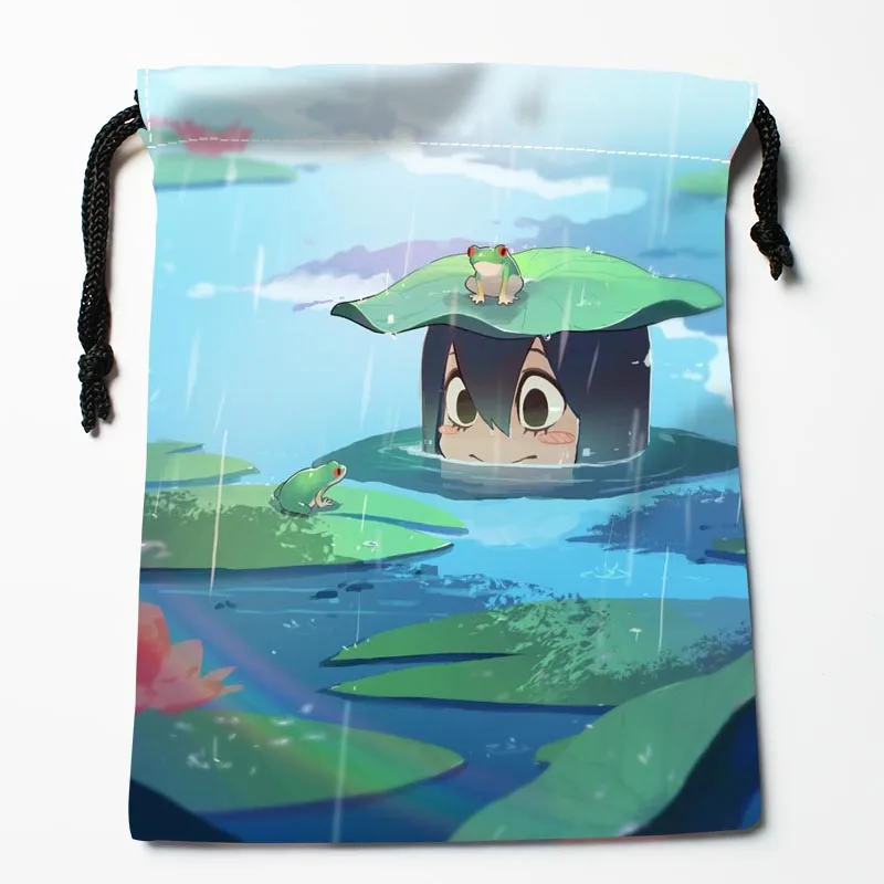 Custom Hero Academia Drawstring Bags Printed gift bags More Size 18*22cm Compression Type |