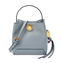 Для женщин новые кожаные круглой пряжкой висит сумка Европа и США модные кожаные большого размера круглый сумка