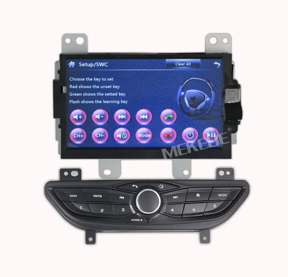Cheap MEKEDE with Russian menu Car radio player for Geely GC5 with  Multi-Media bluetooth 10EQ band GPS navi free 16GB map 13