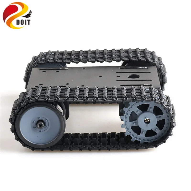 TP101 Smart Tank Chassis Tracked Chassis Remote Control Platform with Dual DC 12V Motor for Arduino