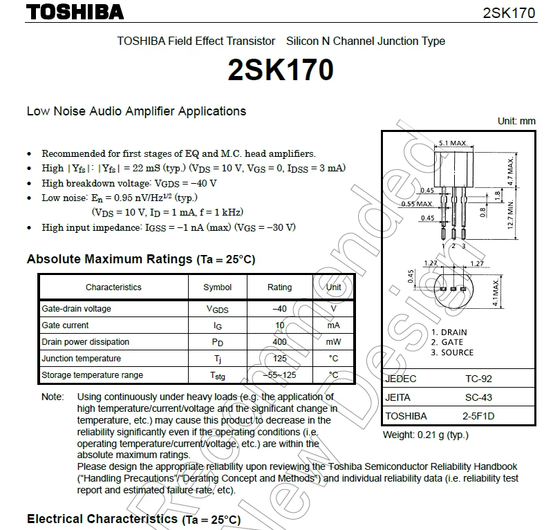 2SK170GR K170GR Оригинальное Брендовое Новое точное сходство Триод много из 2шт