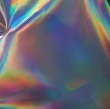 synthetic TPU holographic leather fabric for shoes&handbag material
