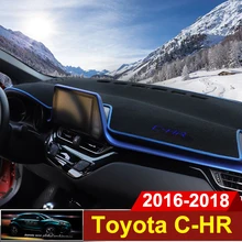Auto Cruscotto Copertura Dash Zerbino Dash Pad Dash Zerbino Tappeti Anti-Uv Antiscivolo Per Toyota CHR C HR C-HR 2016 2017 2018 2019 Accessori
