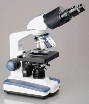 Binocular Compound Microscope–AmScope Supplies 40X-2500X LED Digital Binocular Compound Microscope w 3D Stage + 5MP USB Camera