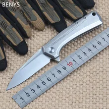 Benys тактический складной ZT Ножи с D2 лезвие кВт шарикоподшипник Системы Нержавеющая сталь ручка Отдых на природе Выживание Ножи EDC инструмент