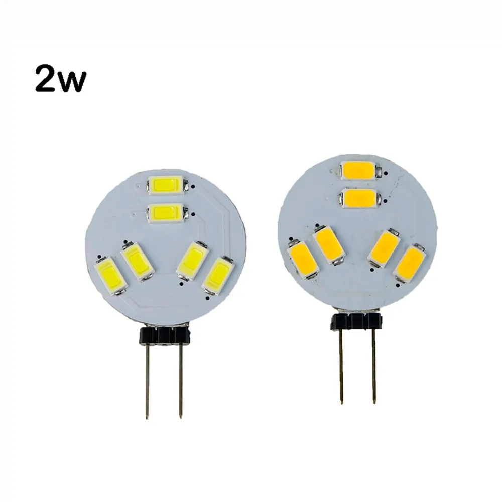 G4 светодиодный работающего на постоянном токе 12 В 2 Вт 4 Вт 5 Вт Светодиодный светильник G4 12 V 5730 SMD 6/12/15 светодиодный s лампа белый/теплый белый IL