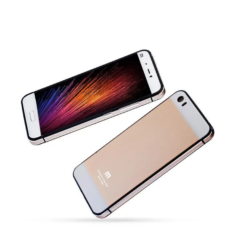 Чехол для Xiaomi Mi5 роскошная алюминиевая рамка и закаленное стекло задняя крышка mi5